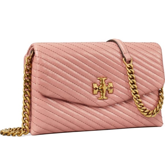 Tory Burch Kira Moto Quilted Wallet on a Chain - Picture 2 of 5